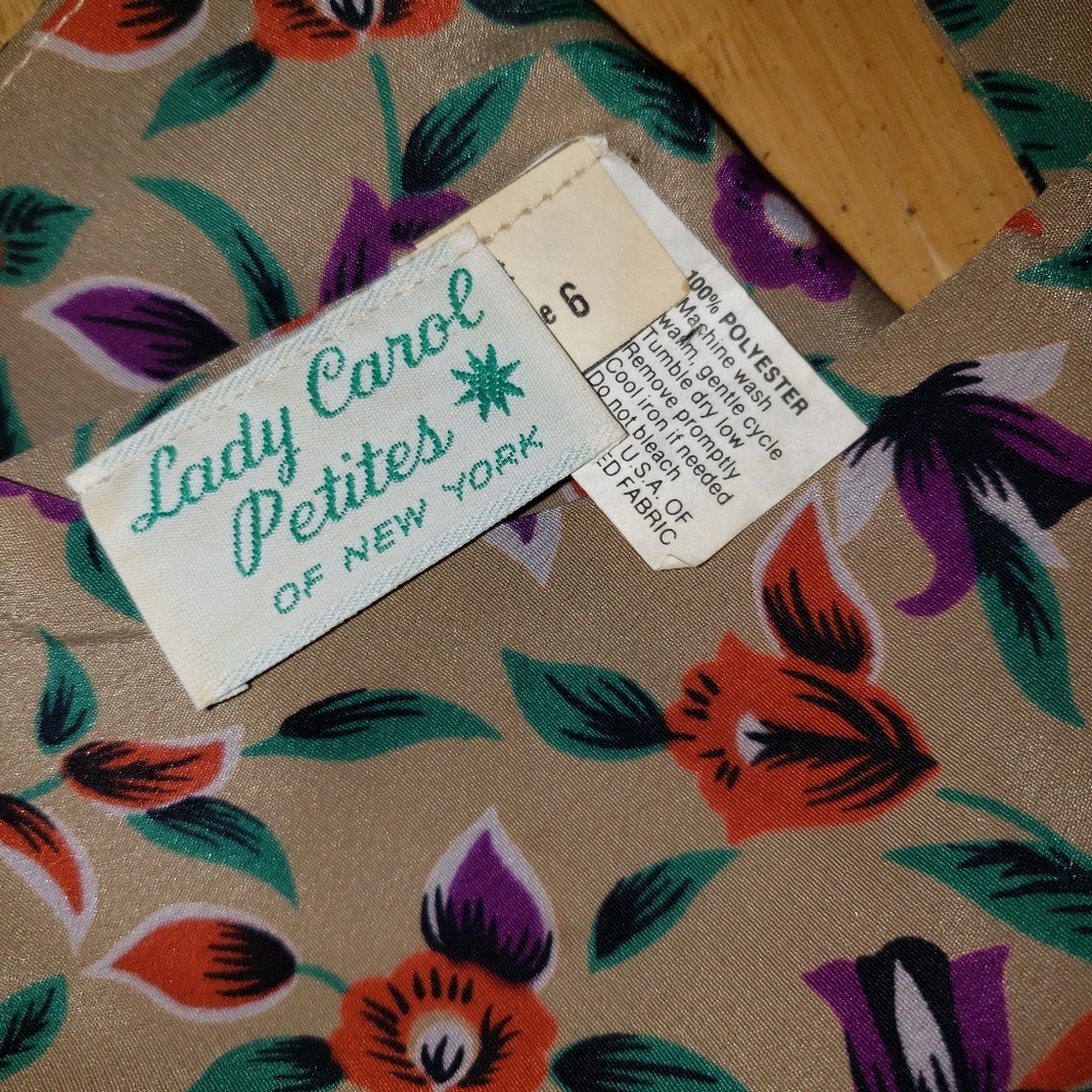 Vtg Lady Carol petites of new York dress